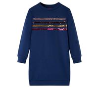 Kinder-Pulloverkleid Marineblau 116