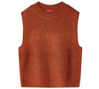 Kinder-Pulloverweste Gestrickt Cognac 92