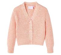 vidaXL Kinder-Strickjacke Mädchen Langarm Rosa Größe 116