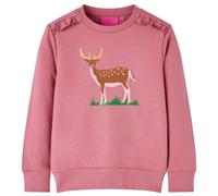 vidaXL Kinder-Sweatshirt Himbeerrosa 128