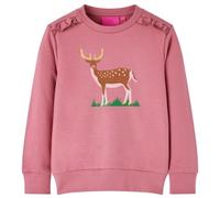 Kinder-Sweatshirt Himbeerrosa 92