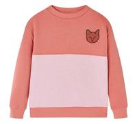 Kinder-Sweatshirt mit Farbblock Rosa 104 Kinder-Sweatshirt mit Farbblock Rosa 104