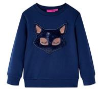 Kinder-Sweatshirt Marineblau 116