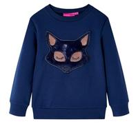 Kinder-Sweatshirt Marineblau 140