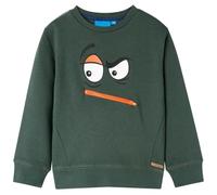 Kinder-Sweatshirt Dunkelgrün 104