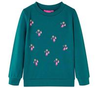 Kinder-Sweatshirt Dunkelgrün 140