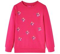 Kinder-Sweatshirt Knallrosa 92