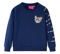 Kinder-Sweatshirt Marineblau 128