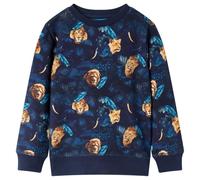 Kinder-Sweatshirt Marineblau 128