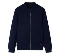 Kinder-Sweatshirt mit Reißverschluss Marineblau 92