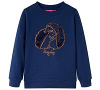 vidaXL Kinder Sweatshirt mit Umarmenden Igeln Langarmshirt Pullover Marineblau 104