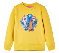 Kinder-Sweatshirt Dunkles Ocker 140