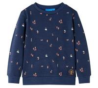 Kinder-Sweatshirt Marineblau Melange 128