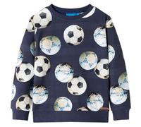 vidaXL Kinder-Sweatshirt Pullover Langarm Rundhalsausschnitt Marineblau Größe 128