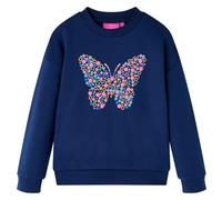 Kinder-Sweatshirt Marineblau 128