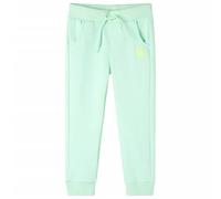 vidaXL Kinder Trainingshose Jogginghose Fitnesshose Sporthose Hose Jungen Hellgrün 128