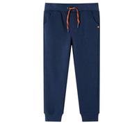 vidaXL Kinder Trainingshose Jogginghose Fitnesshose Sporthose Marineblau Melange 92