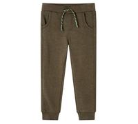 vidaXL Kinder Trainingshose Jogginghose Fitnesshose Sporthose Hose Khaki Melange 92