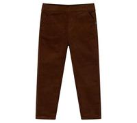 vidaXL Kinderhose Elastischer Bund Freizeithose Sporthose Cognac 116