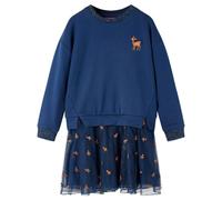 Kinderkleid mit Langen Ärmeln Marineblau 104