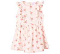 vidaXL Kinderkleid mit Rüschen Kurze Ärmel Kinder Kleid Mädchenkleid Zartrosa 92