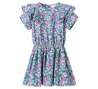 Kinderkleid mit Rüschenärmeln Kobaltblau 128