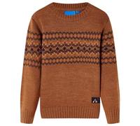 vidaXL Kinderpullover Gestrickt Cognac 116