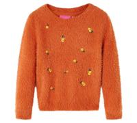 Kinderpullover Gestrickt Dunkelorange 92
