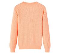 Kinderpullover Gestrickt Hellorange 128
