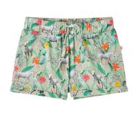 vidaXL Kindershorts Kordelzug Einhorn Pflanzen Kinder Shorts Kurze Hose Hellkhaki 116