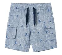 vidaXL Kindershorts mit Kordelzug Dunkelblau 104