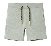vidaXL Kindershorts mit Kordelzug Jungen Shorts Kurze Hose Hellkhaki Melange 140