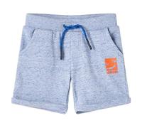 vidaXL Kindershorts mit Kordelzug Kinderhose Shorts mit elastischem Bund Blau Melange