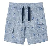 vidaXL Kindershorts mit Kordelzug Kinderhose Shorts mit elastischem Bund Dunkelblau