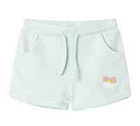 vidaXL Kindershorts mit Kordelzug Mädchen Shorts Sommer Kurze Hose Helles Minzgrün 128