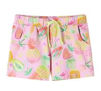 vidaXL Kindershorts mit Kordelzug Mädchen Shorts Sommer Kurze Hosen Zartrosa 116