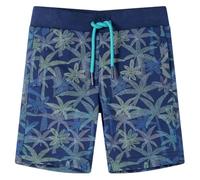 vidaXL Kindershorts mit Kordelzug Shorts Sommer Kurze Hose Sporthose Marineblau 128