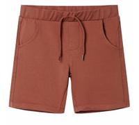 vidaXL Kindershorts mit Kordelzug Taschen Jungen Shorts Kurze Hose Sommer Braun 104