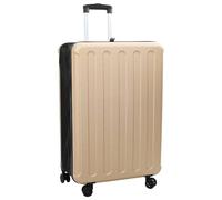 vidaXL Koffer mit Schloss Champagner 50 x 30 x 76 cm ABS Kunststoff Beige 42006256