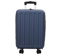 vidaXL Koffer mit Schloss Dunkelblau 34 x 23 x 55,5 cm ABS Kunststoff vidaXL Koffer mit Schloss Dunkelblau 34 x 23 x 55,5 cm ABS Kunststoff