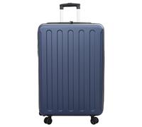 vidaXL Koffer mit Schloss Dunkelblau 50 x 30 x 76 cm ABS Kunststoff, Reisetasche, viel Platz, Leichter Koffer, praktische Öffnung, stylisches Design