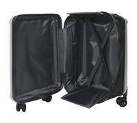 vidaXL Faltbarer Koffer Hartschale 24'' Silber 43x27x66 cm ABS