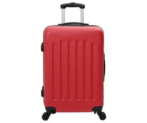 vidaXL Kofferset 3 Stück Hartschalenrot 20” 24” 28” ABS