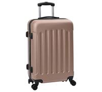 vidaXL Kofferset 3 Teile Hartschalen Rosa Gold 20” 24” 28” ABS