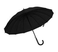 vidaXL Regenschirm Automatisch Schwarz 105cm Schwarz 149138