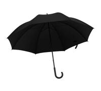 vidaXL Regenschirm Schwarz 130 cm Schwarz 149137