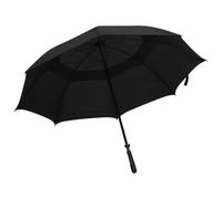 vidaXL Regenschirm Schwarz 130 cm Schwarz 149140
