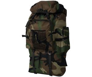 vidaXL Rucksack Armee-Stil XXL 100 L Tarnmuster vidaXL Rucksack Armee-Stil XXL 100 L Tarnmuster