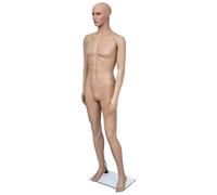 vidaXL Schaufensterpuppe Mann A Beige 30018