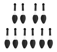 vidaXL Schuhspanner 5 Paar Schwarz EU 38-44 Kunststoff Schwarz 155254